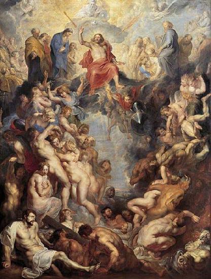 Peter Paul Rubens The Great Last Judgement by Pieter Paul Rubens Spain oil painting art